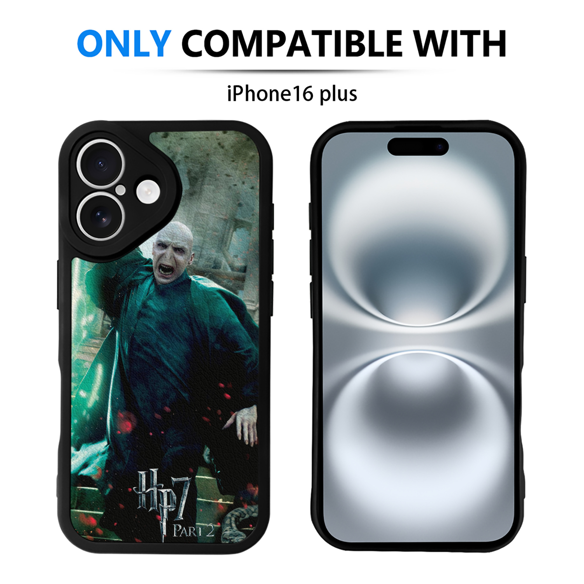 （画像用） Harry Potter ハリー・ポッターシリーズ 【iPhone 16シリーズ対応】シリコンスマホケース（レザー調） 材質：シリコン